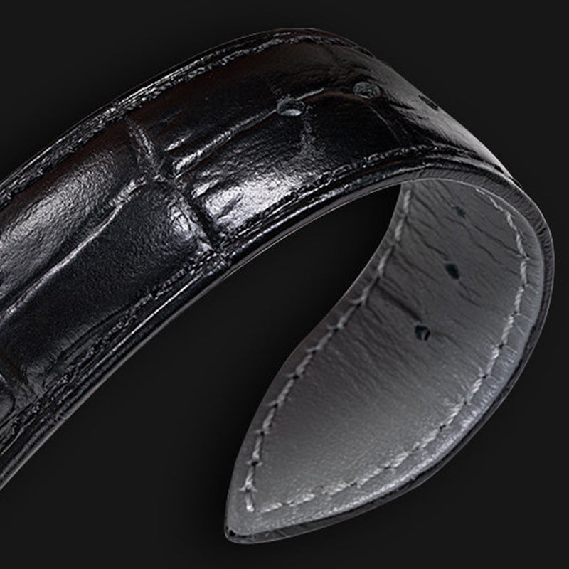 Shanghai Celestial Dome 40mm Watch - Champagne Case & Black Stripe