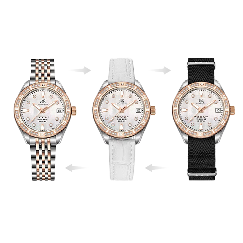 Shanghai Commander 35mm Dive Watch - Mother-of-Pearl Dial