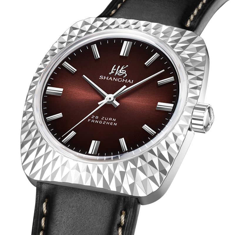 Shanghai Visionary 36mm Watch - Red Dial