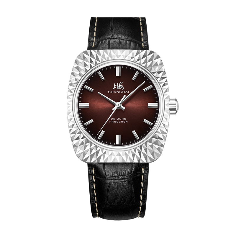 Shanghai Visionary 36mm Watch - Red Dial