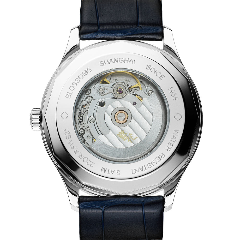 Shanghai Watches-Shanghai Pioneer 39mm Watch - Blossom Blue (Special Edition)